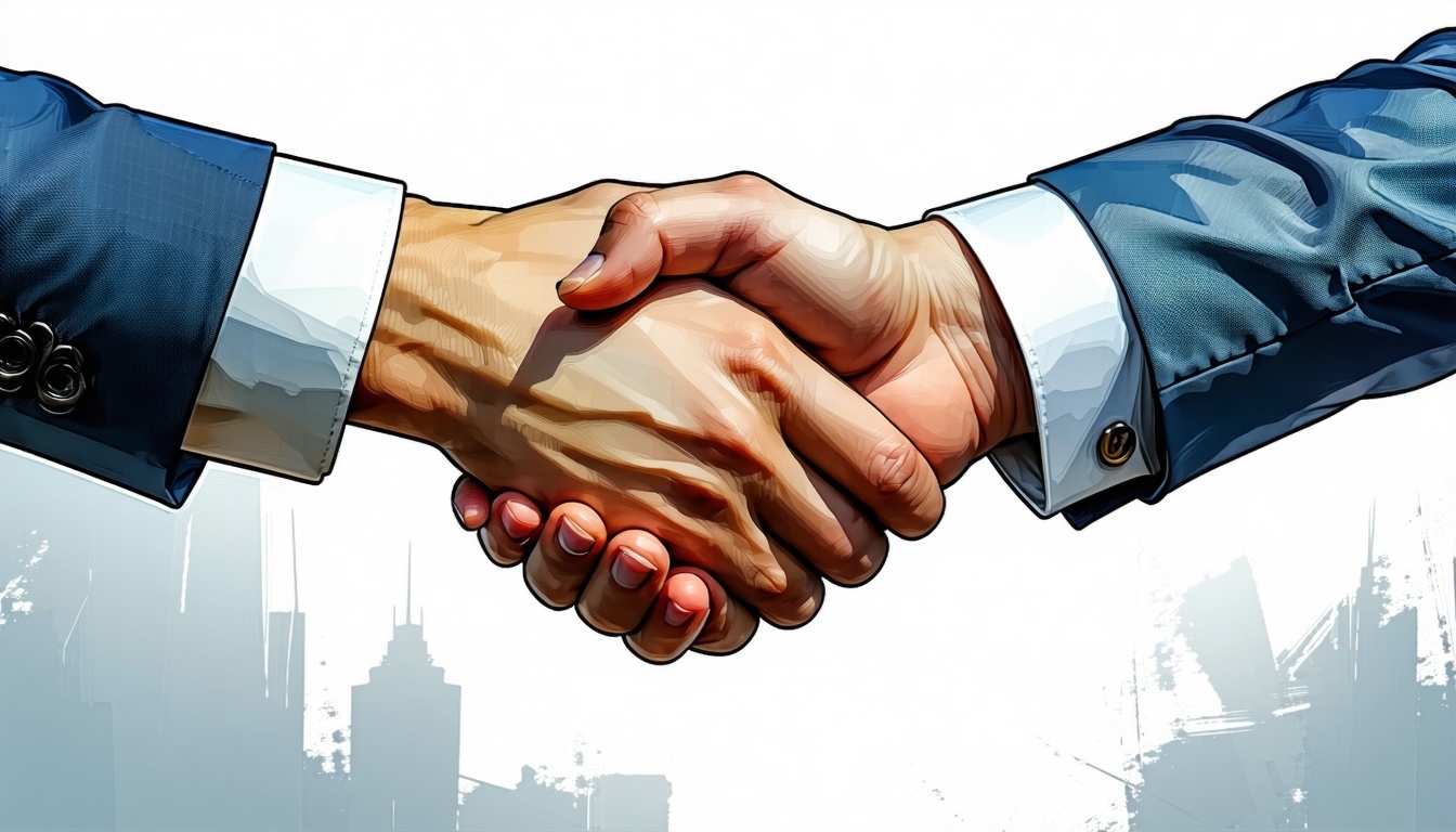 Partner with BIMI shaking hands-3